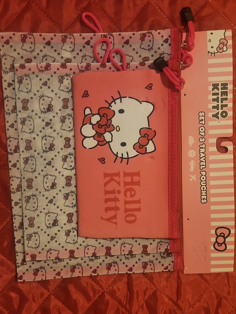 Hello Kitty-Travel Pouches